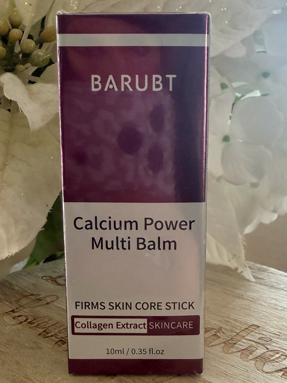Barubt Calcium Power Multi Balm Firms Skin Core Stick NIB Collagen Extract . 35